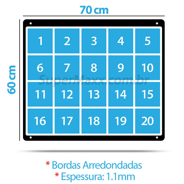 Porta prisma painel adesivado