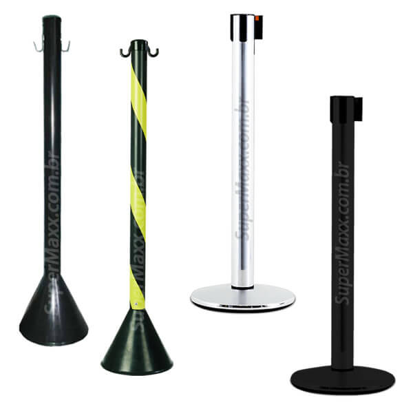 Pedestal divisor de fluxo para fila
